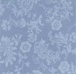 Dollhouse Miniature Wallpaper,  Damask, Periwinkle